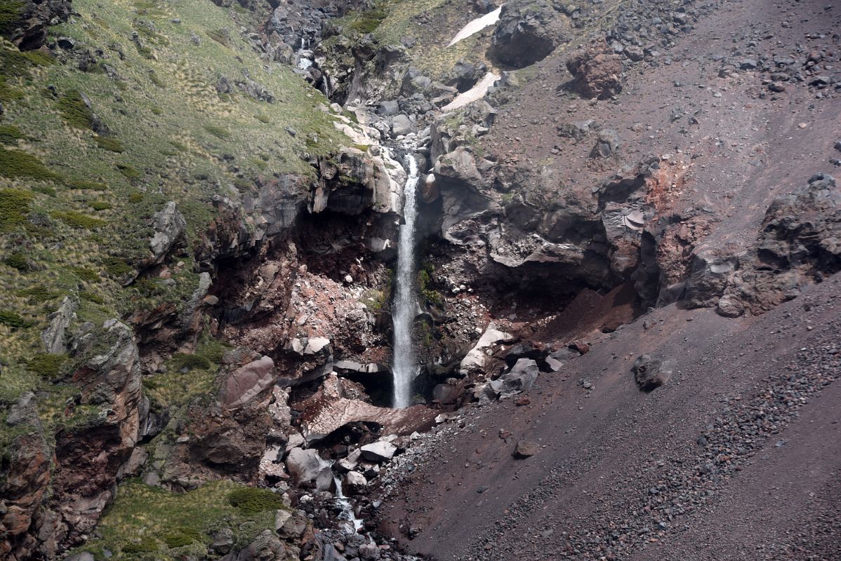 02F Waterfall From Cable Car To Krugozor Station 3000m To Start The Mount Elbrus Climb